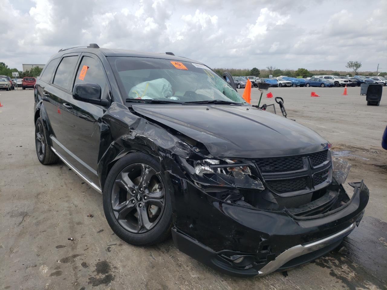DODGE JOURNEY CR 2018 with VIN 3C4PDDGG9JT514916 - Photo from auction