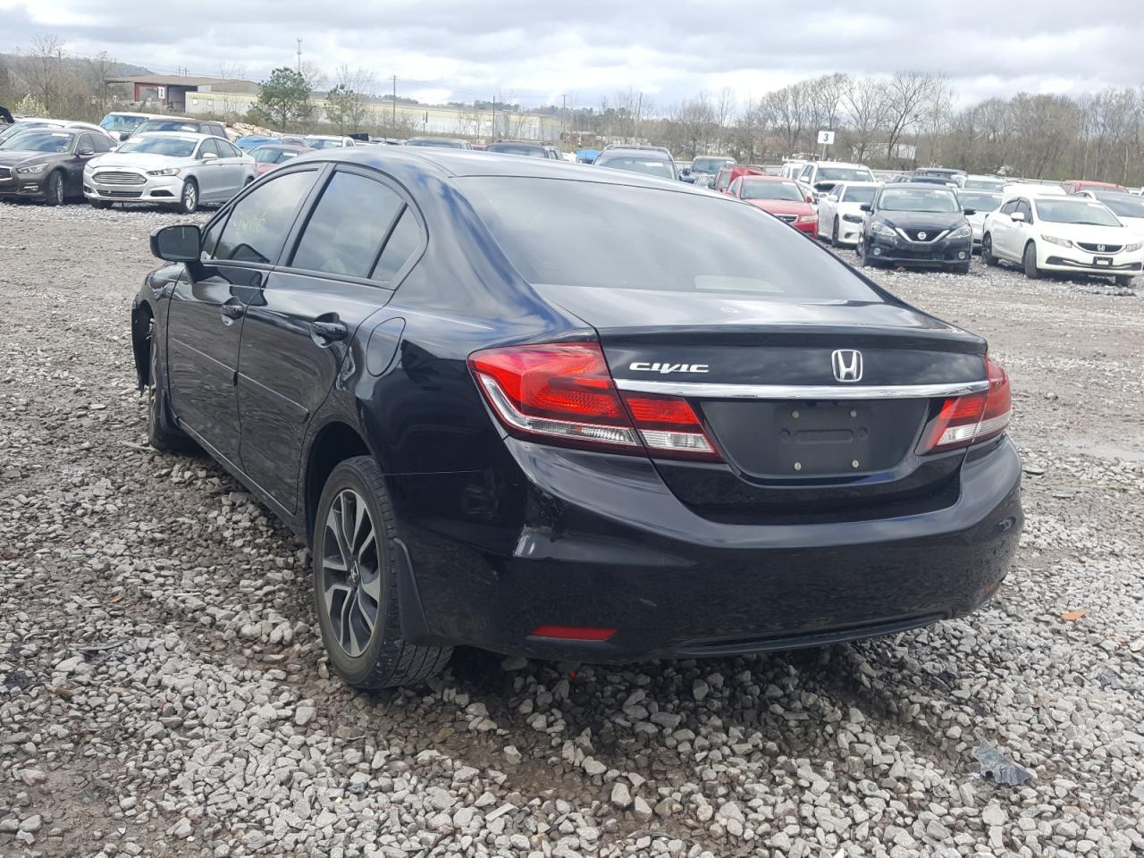 Photo 3 from auction – 2014 HONDA CIVIC EX with VIN 19XFB2F88EE071975