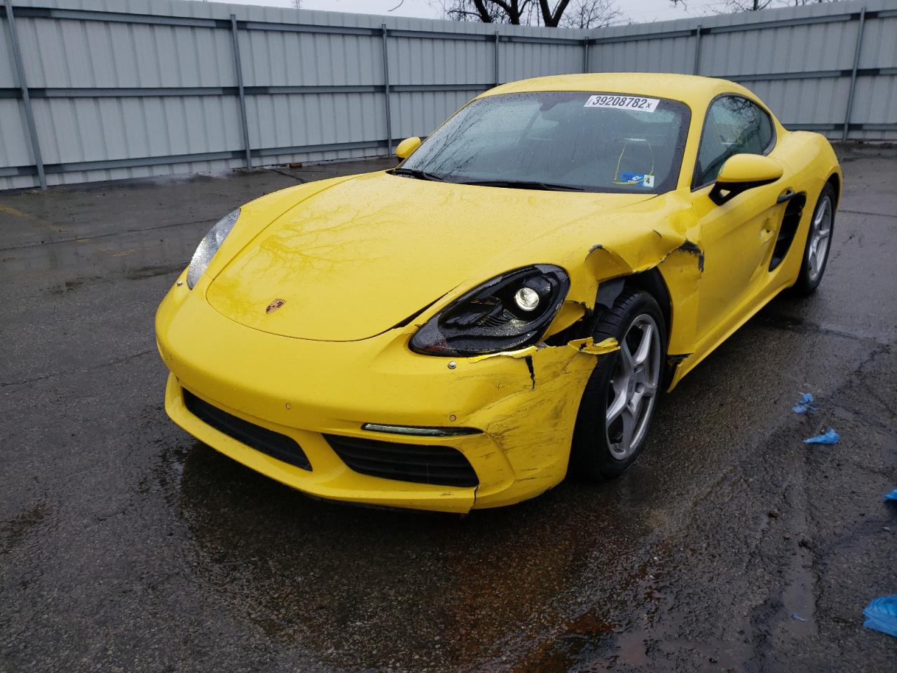 Photo 2 from auction – 2018 PORSCHE CAYMAN with VIN WP0AA2A84JK261588