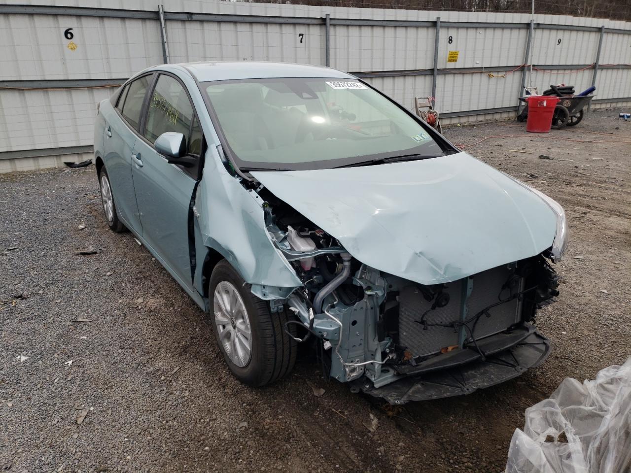 TOYOTA PRIUS SPEC 2021 with VIN JTDKAMFU0M3147804 - Photo from auction