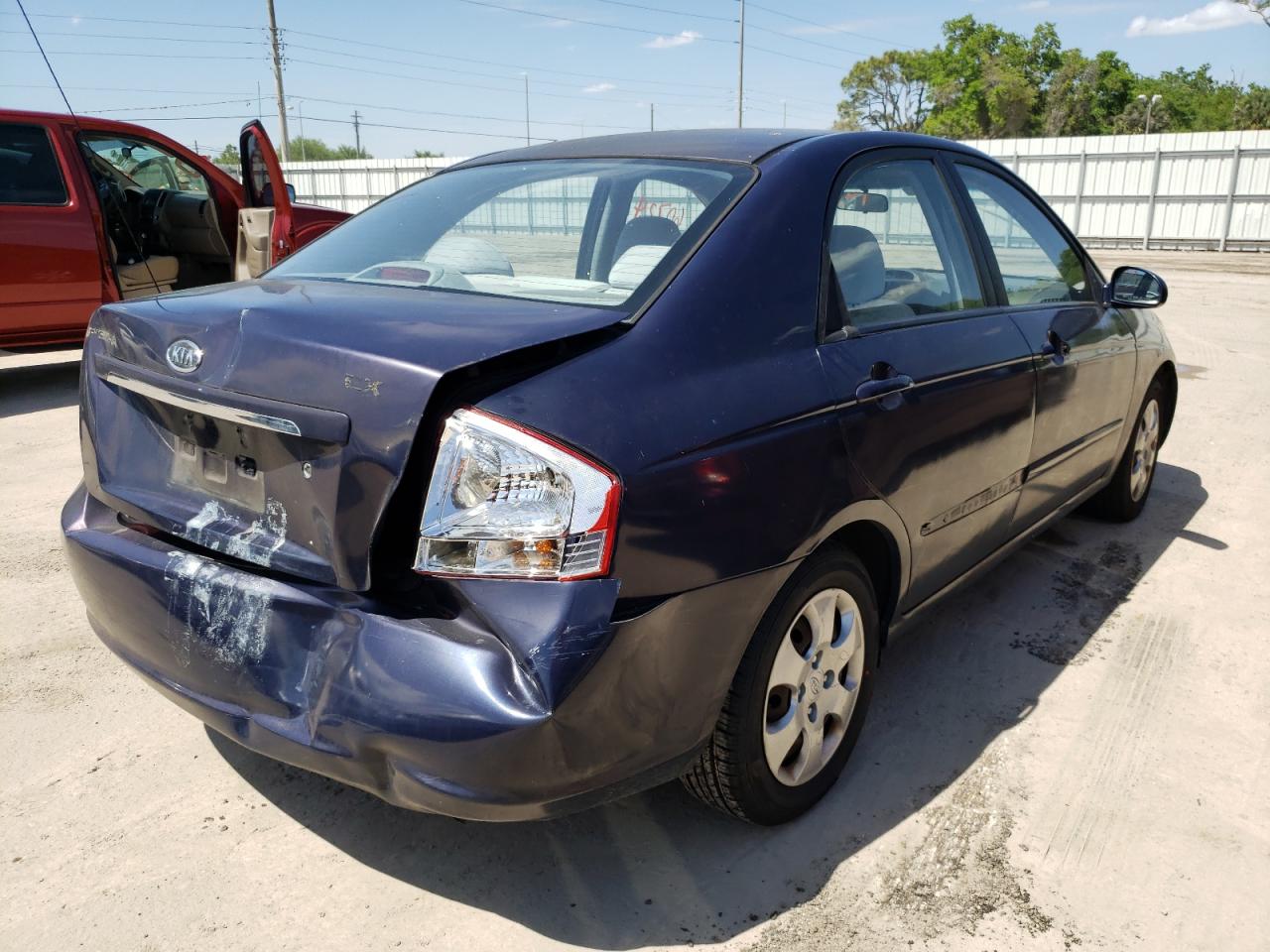 Photo 4 from auction – 2008 KIA SPECTRA with VIN KNAFE121285502270