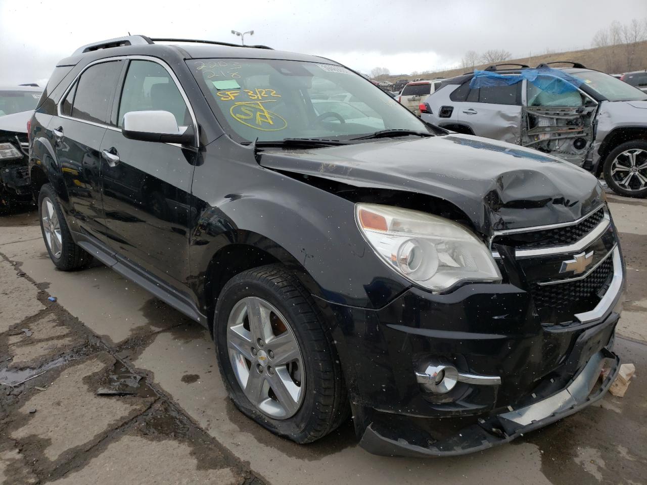 CHEVROLET EQUINOX LT 2014 with VIN 2GNFLHE33E6230155 - Photo from auction