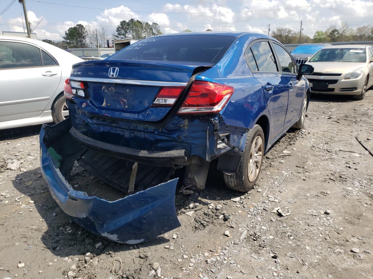 Photo 4 from auction – 2014 HONDA CIVIC LX with VIN 19XFB2F53EE035682