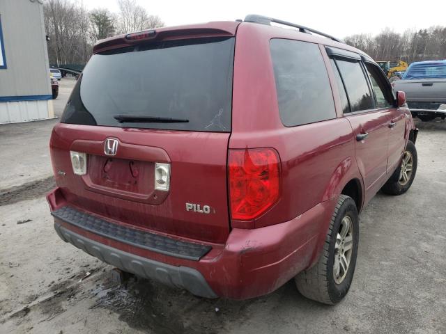 Photo 4 from auction – 2005 HONDA PILOT EXL with VIN 2HKYF18515H515140
