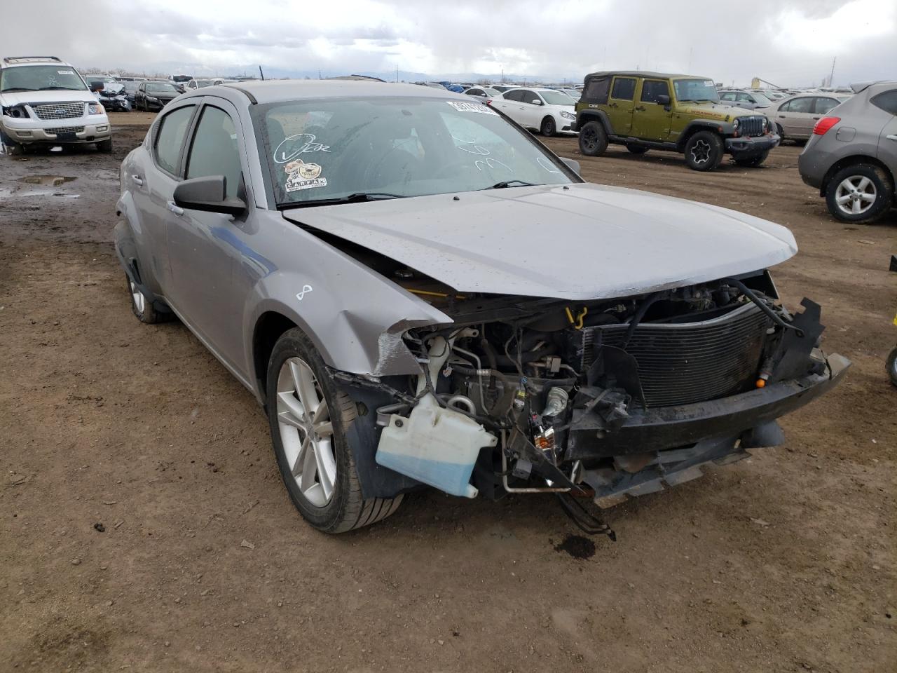 DODGE AVENGER SE 2013 with VIN 1C3CDZAG8DN769439 - Photo from auction