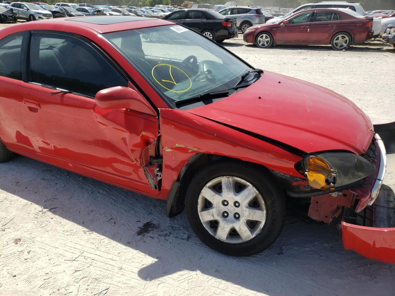 Photo 9 from auction – 2002 HONDA CIVIC EX with VIN 1HGEM22992L089989
