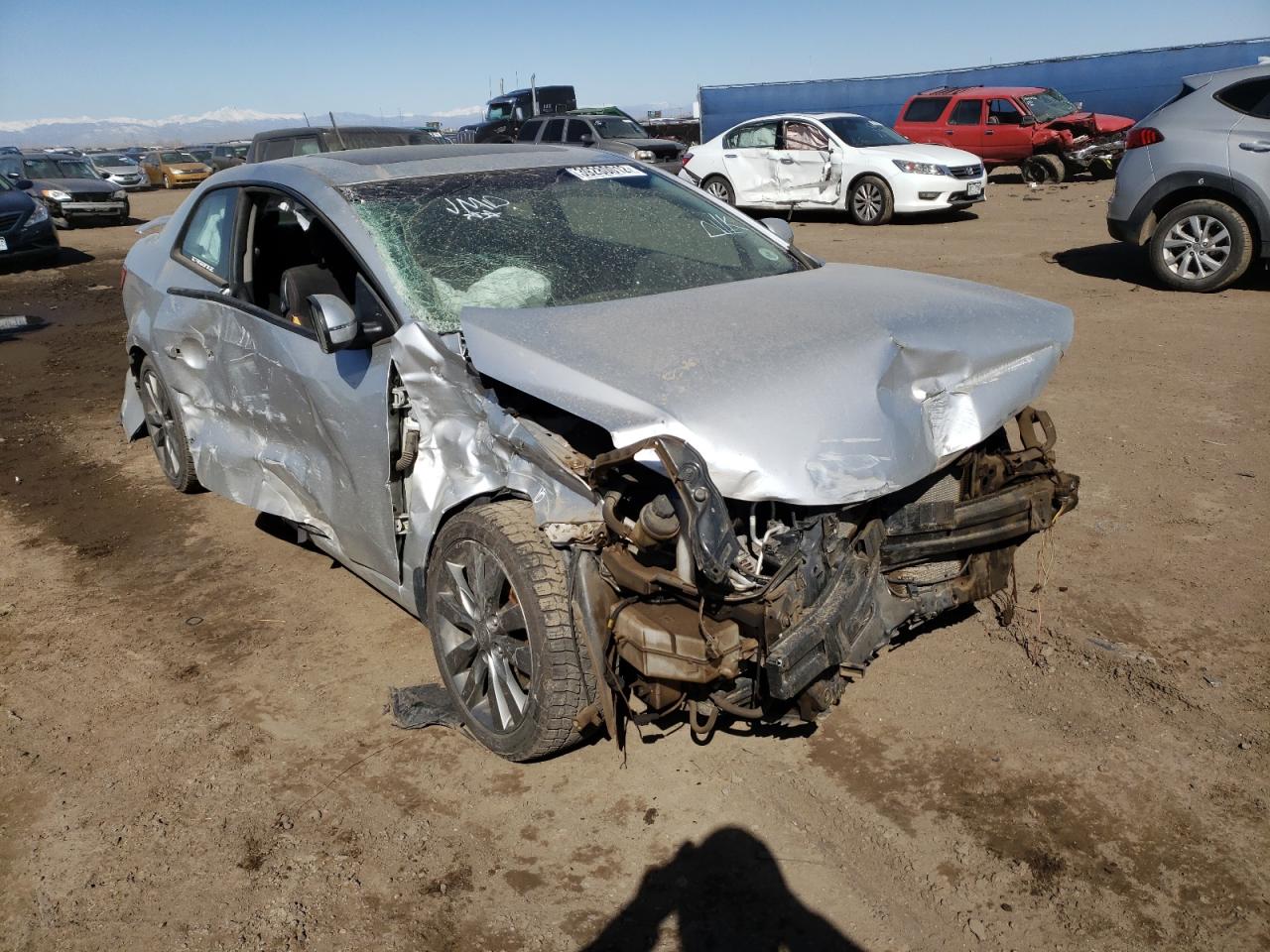 KIA FORTE SX 2013 with VIN KNAFW6A35D5684375 - Photo from auction