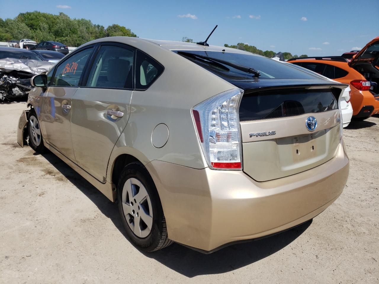 Photo 3 from auction – 2010 TOYOTA PRIUS with VIN JTDKN3DU4A0134021