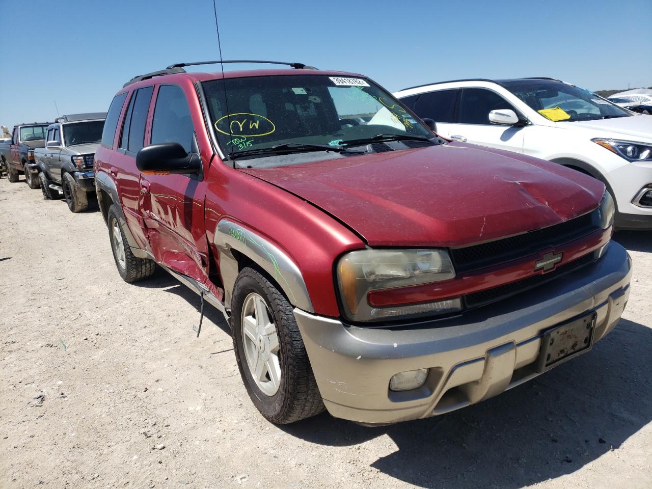 CHEVROLET TRAILBLAZE 2003 with VIN 1GNDS13S432324793 - Photo from auction