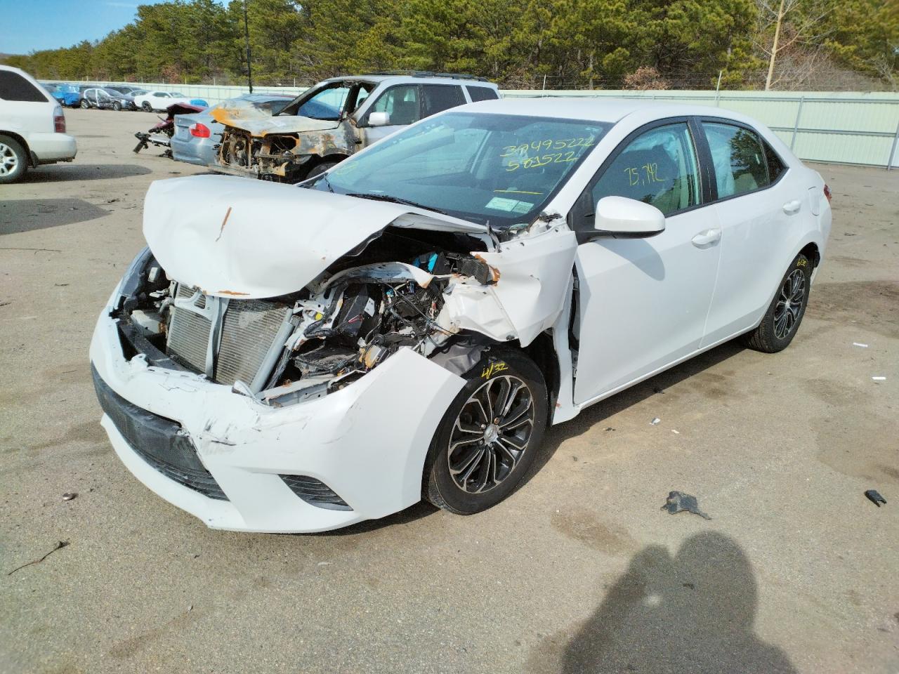 Photo 2 from auction – 2016 TOYOTA COROLLA L with VIN 2T1BURHE4GC581522