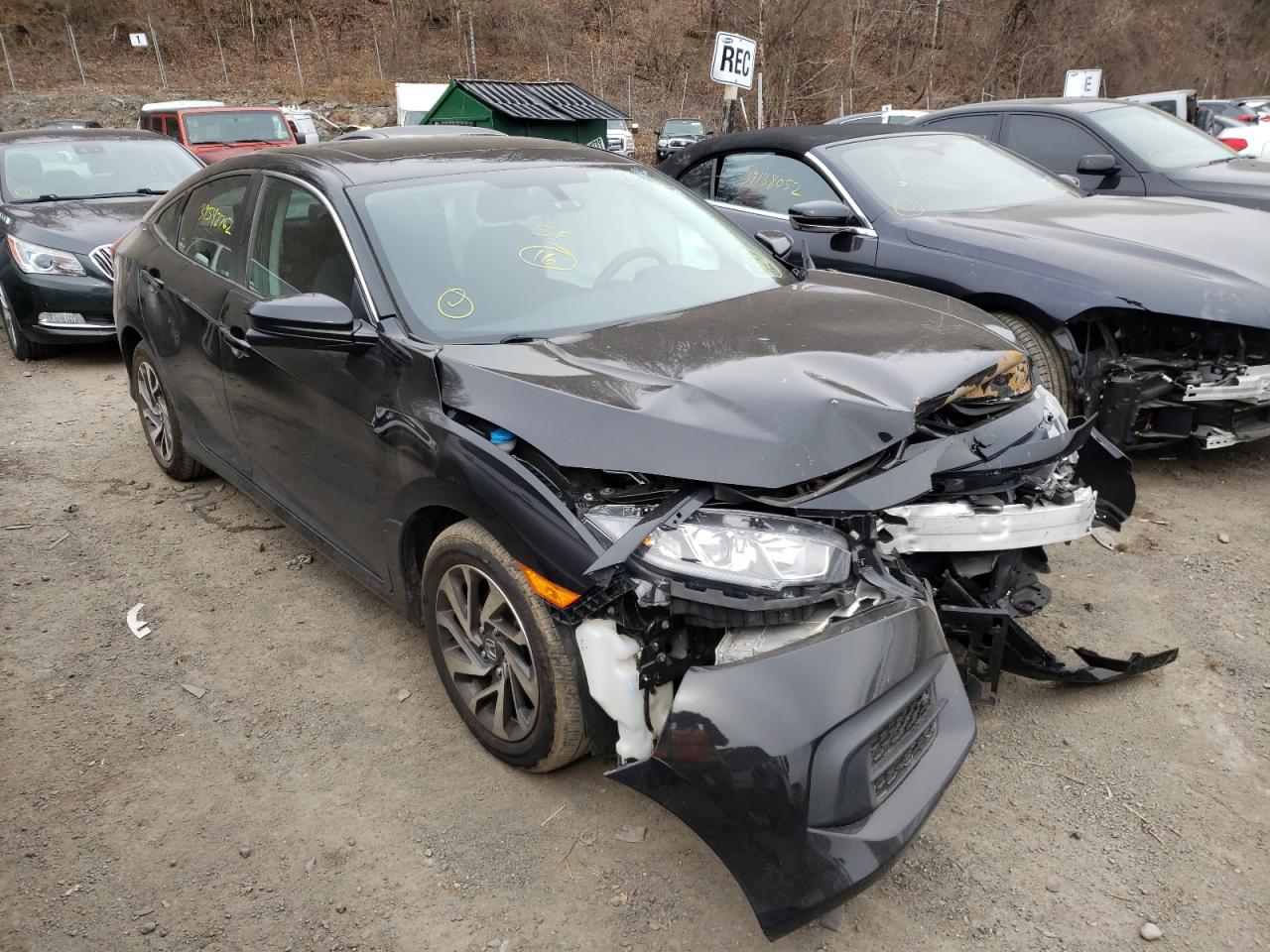 HONDA CIVIC EX 2016 with VIN 2HGFC2F74GH568485 - Photo from auction