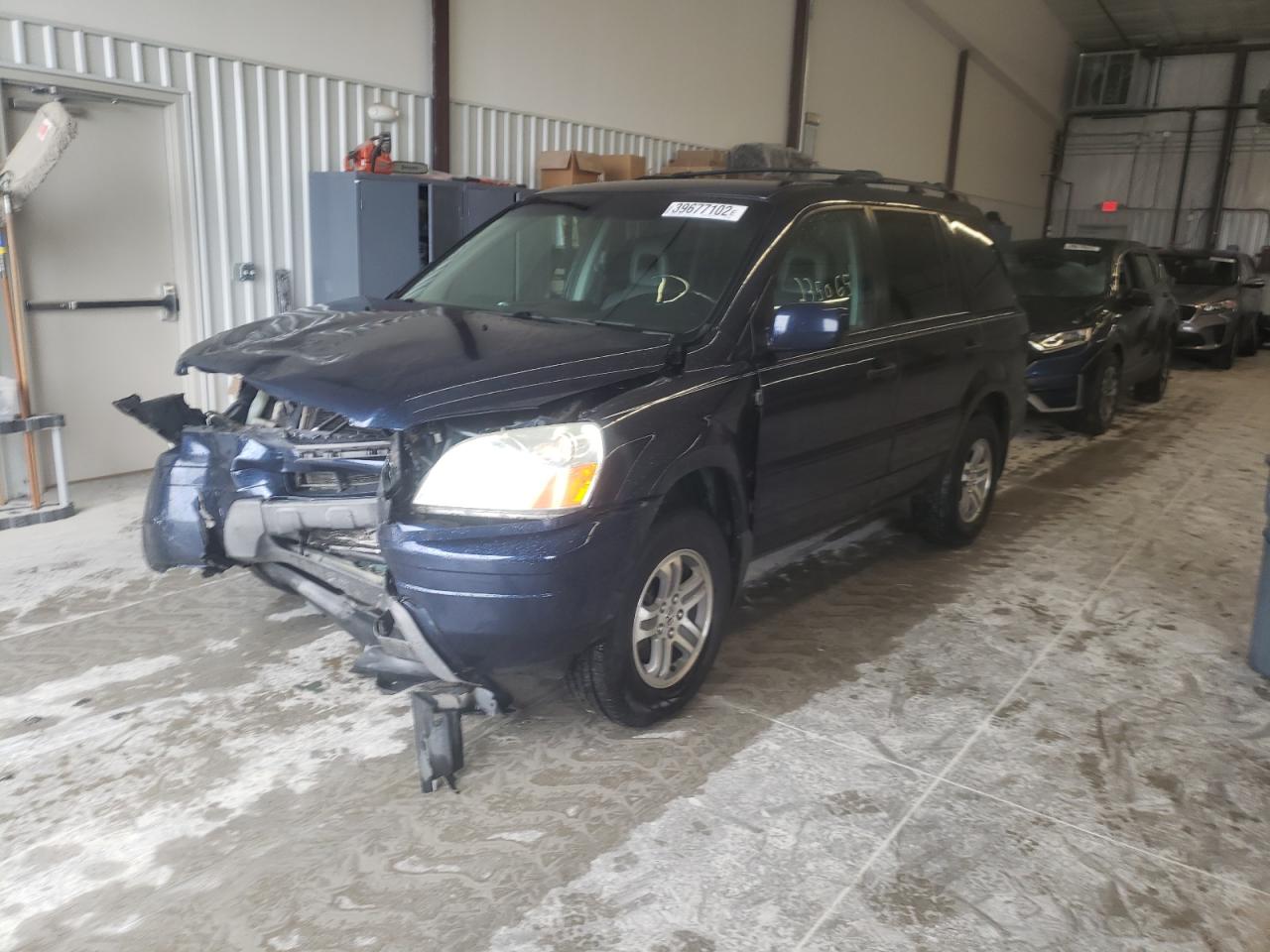 Photo 2 from auction – 2004 HONDA PILOT EXL with VIN 2HKYF18784H546580