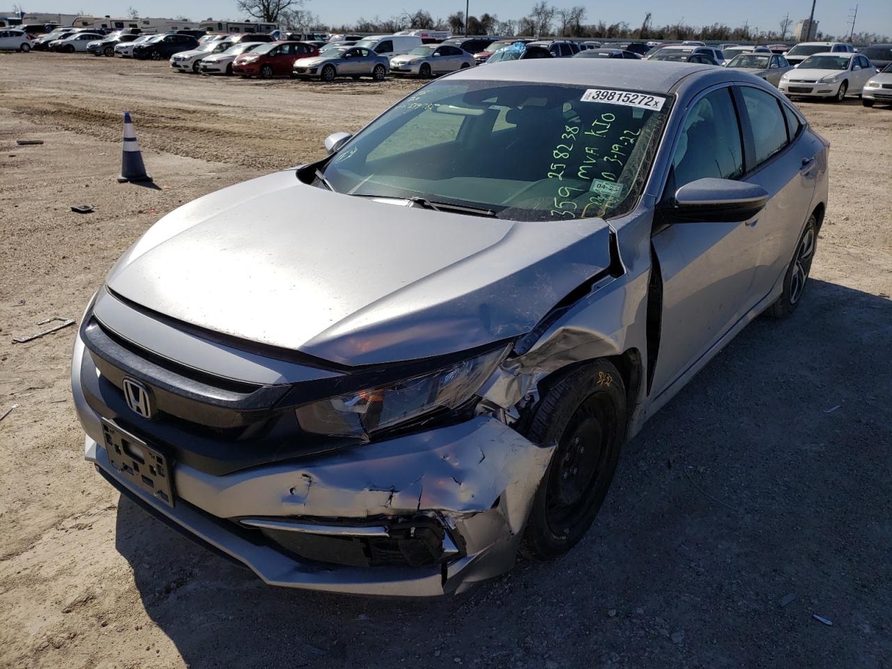 Photo 2 from auction – 2021 HONDA CIVIC LX with VIN 2HGFC2F65MH549785