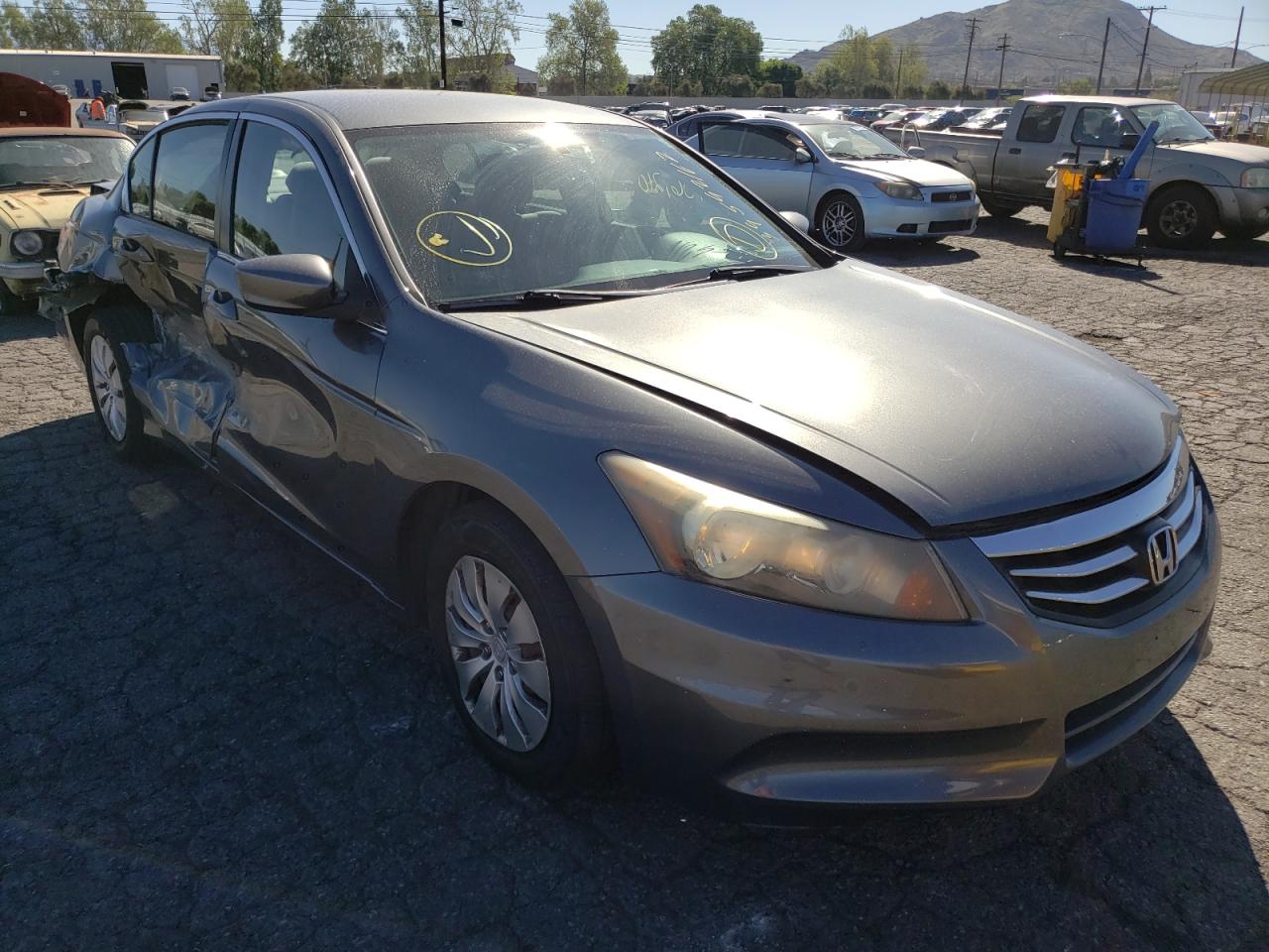HONDA ACCORD LX 2011 with VIN 1HGCP2F37BA136985 - Photo from auction
