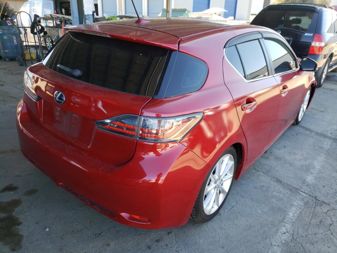 Photo 4 from auction – 2012 LEXUS CT 200 with VIN JTHKD5BH5C2110157