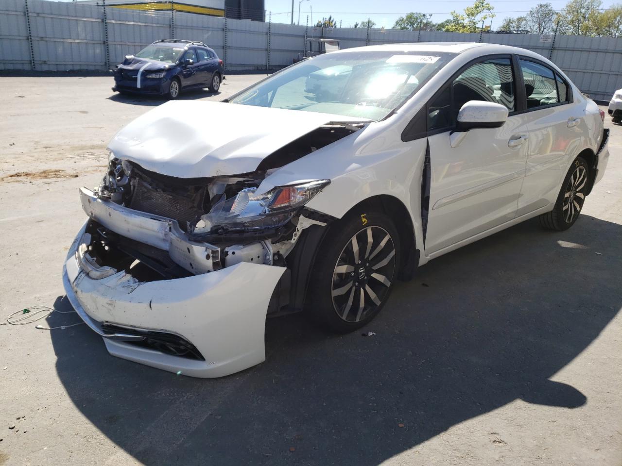 Photo 2 from auction – 2014 HONDA CIVIC EXL with VIN 19XFB2F9XEE073588