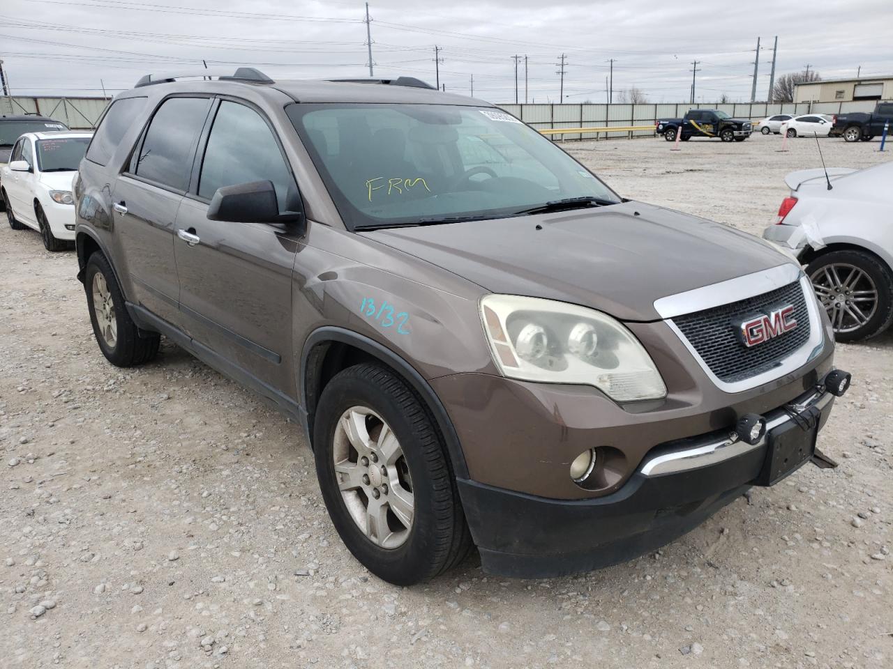 GMC ACADIA SLE 2011 with VIN 1GKKRNED3BJ334726 - Photo from auction