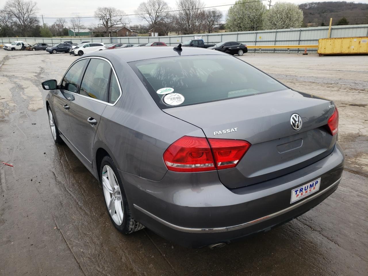 Photo 3 from auction – 2013 VOLKSWAGEN PASSAT SEL with VIN 1VWCN7A30DC075699