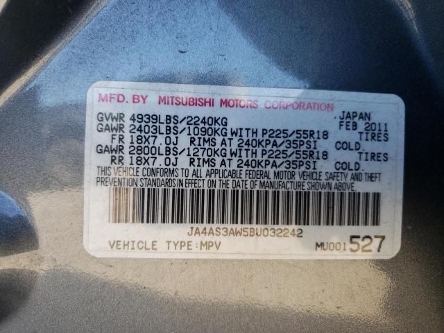 Photo 10 from auction – 2011 MITSUBISHI OUTLANDER with VIN JA4AS3AW5BU032242
