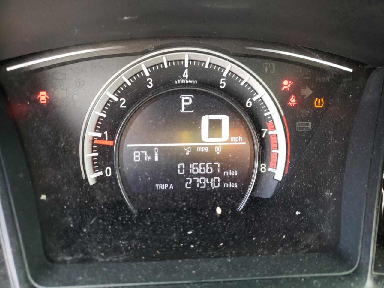 Photo 8 from auction – 2016 HONDA CIVIC LX with VIN 2HGFC2F54GH544718
