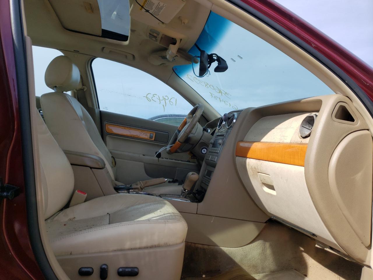Photo 5 from auction – 2007 LINCOLN MKZ with VIN 3LNHM28T17R612487