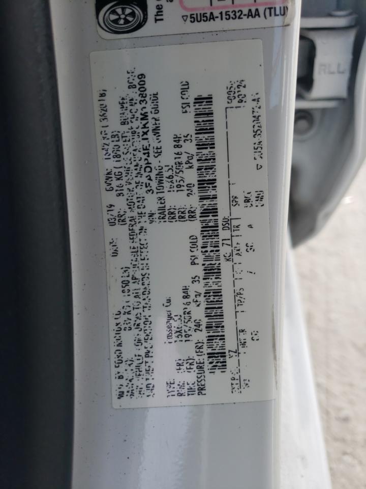 Photo 10 from auction – 2019 FORD FIESTA SE with VIN 3FADP4EJXKM138009