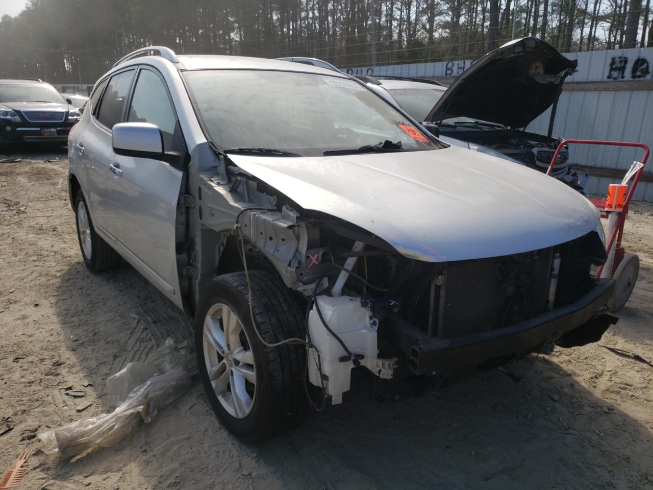 NISSAN ROGUE S 2012 with VIN JN8AS5MV4CW397526 - Photo from auction