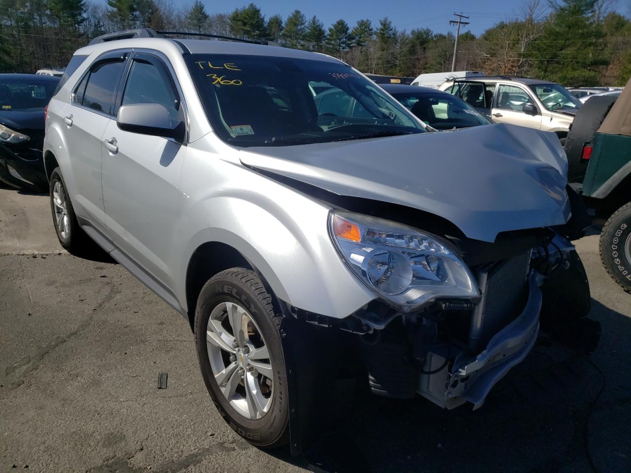 CHEVROLET EQUINOX LT 2010 with VIN 2CNFLEEW0A6347778 - Photo from auction
