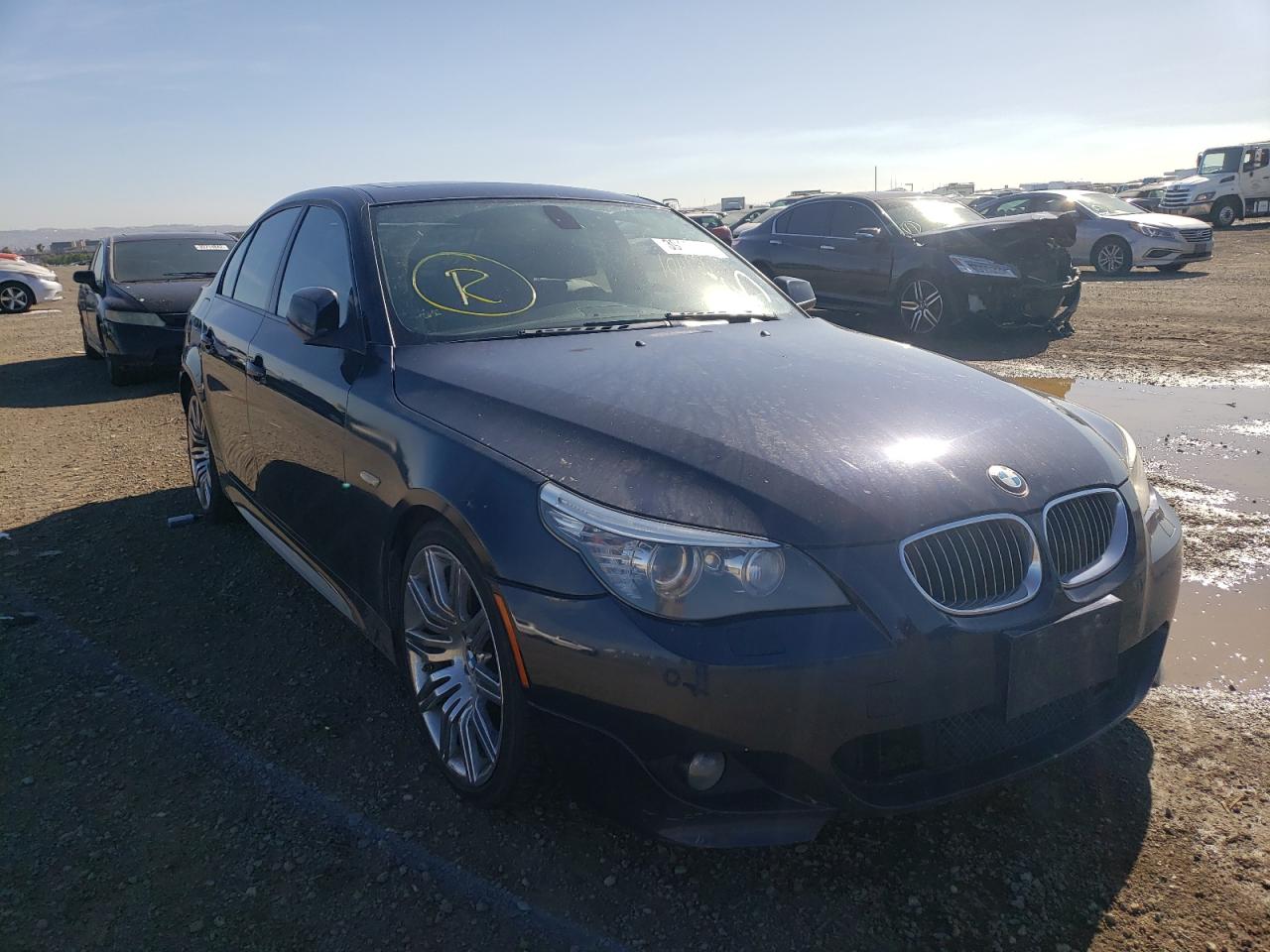 BMW 550 I 2010 with VIN WBANW5C55ACT57325 - Photo from auction