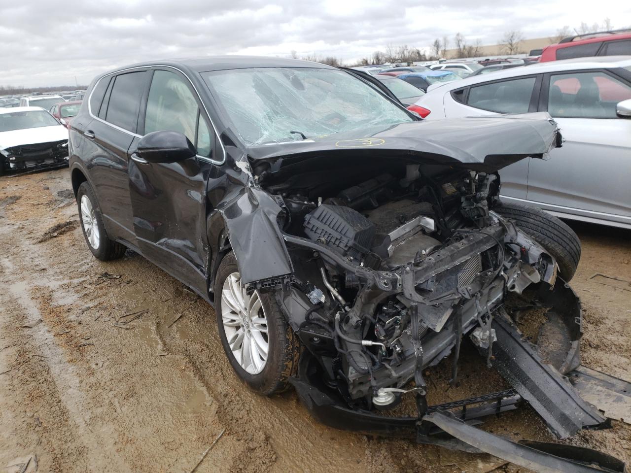 BUICK ENVISION P 2018 with VIN LRBFXBSA0JD007322 - Photo from auction