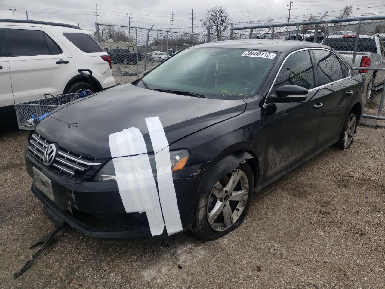 Photo 2 from auction – 2013 VOLKSWAGEN PASSAT SE with VIN 1VWBN7A36DC034666