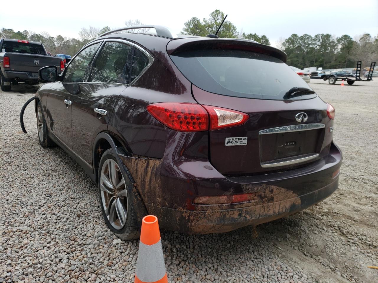 Photo 3 from auction – 2011 INFINITI EX35 BASE with VIN JN1AJ0HP6BM800111