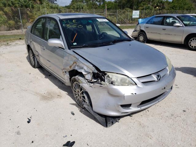 HONDA CIVIC EX 2005 with VIN 2HGES25745H565986 - Photo from auction