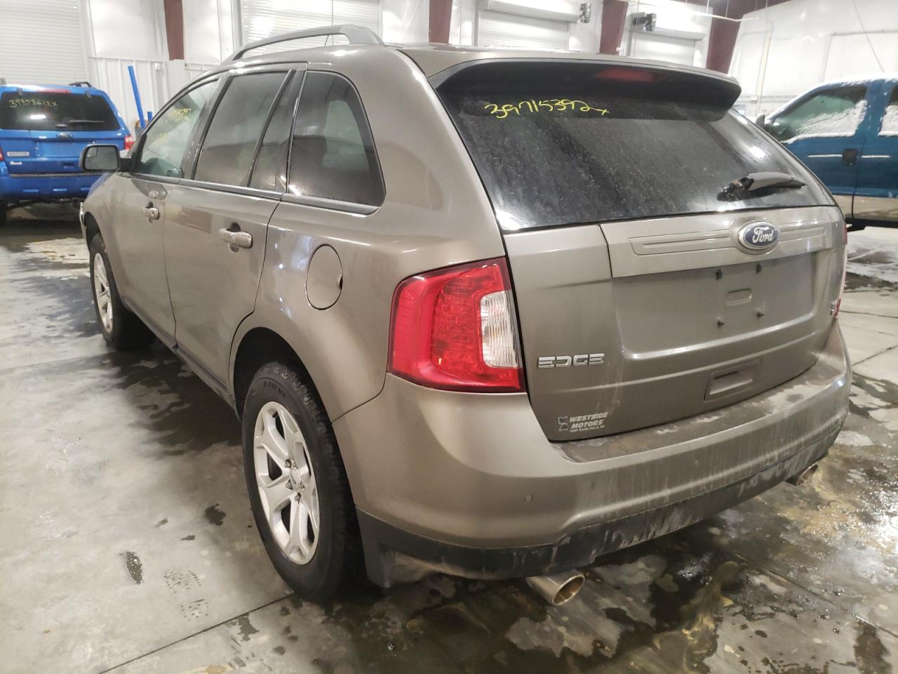 Photo 3 from auction – 2013 FORD EDGE SE with VIN 2FMDK4JC8DBC42093