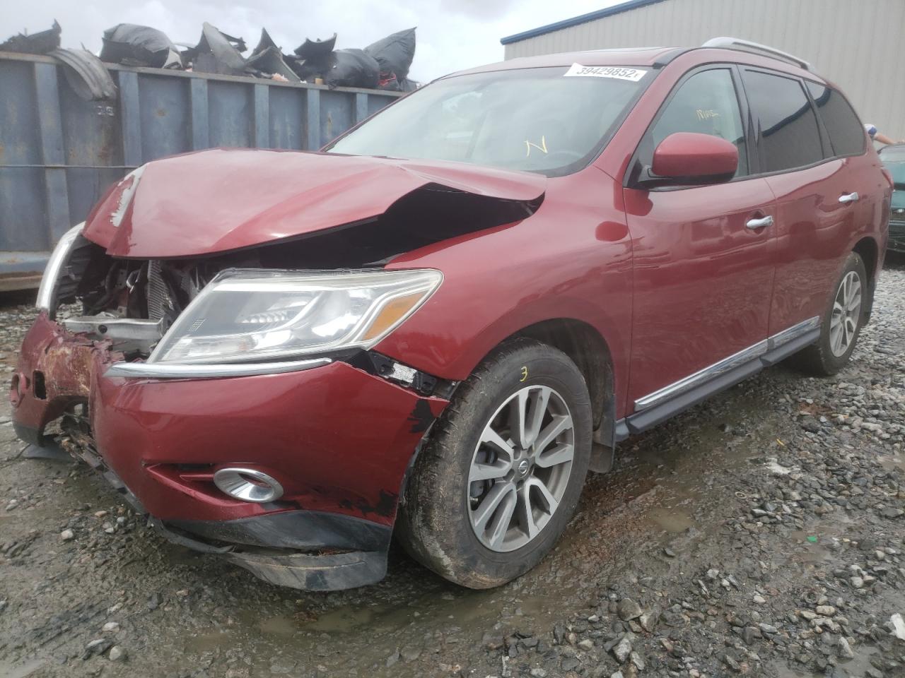 Photo 2 from auction – 2013 NISSAN PATHFINDER with VIN 5N1AR2MN0DC632914