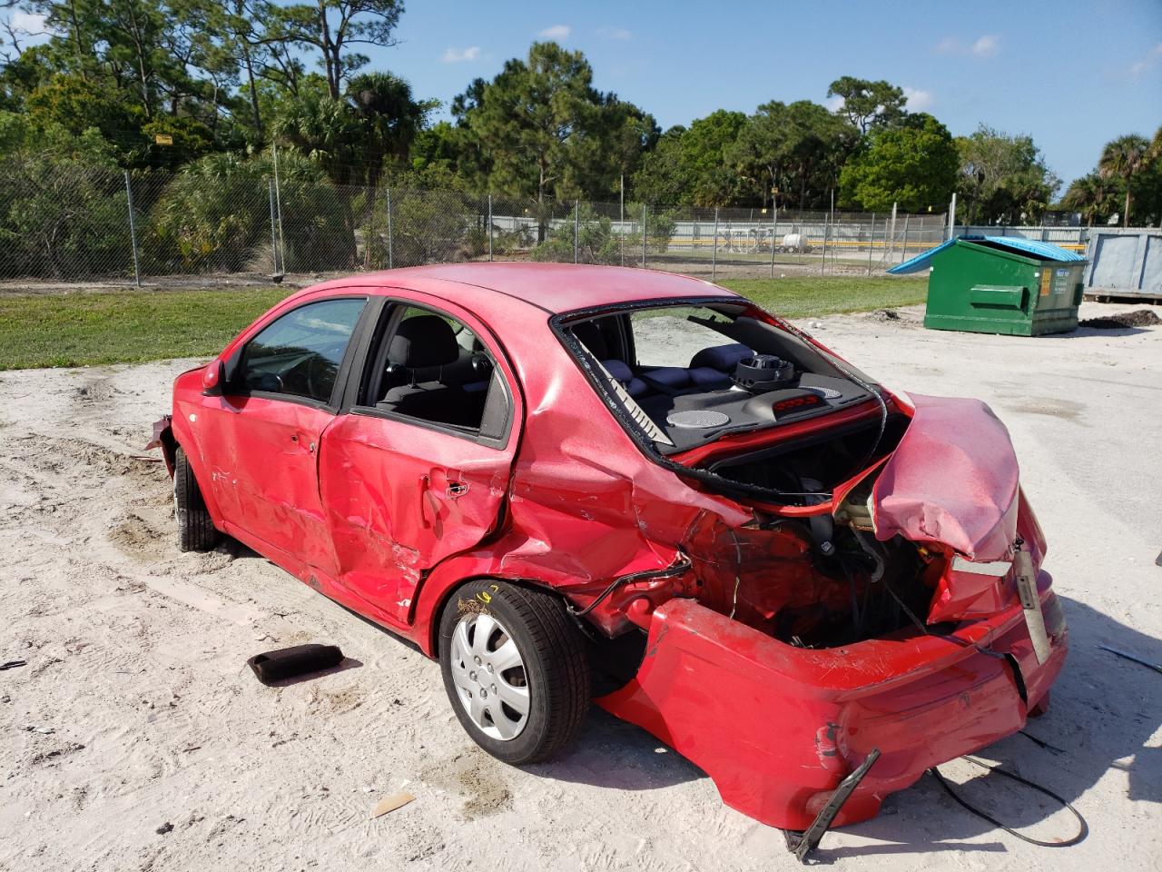 Photo 10 from auction – 2007 CHEVROLET AVEO BASE with VIN KL1TD56687B125795