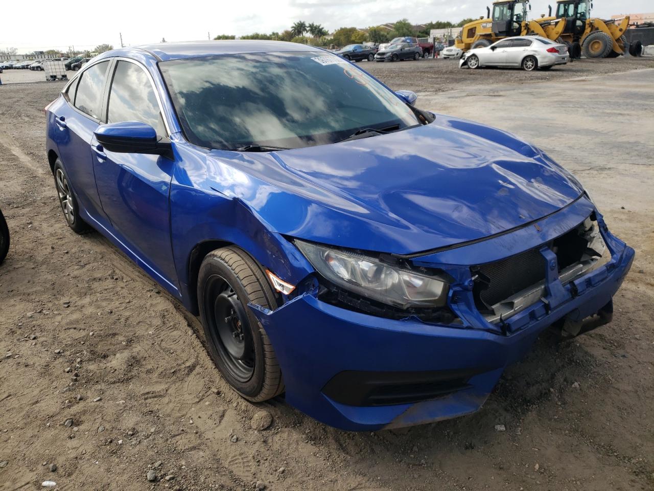 HONDA CIVIC LX 2016 with VIN 19XFC2F57GE010798 - Photo from auction