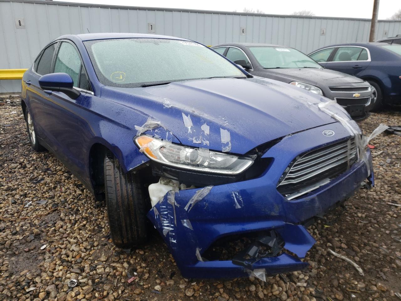 FORD FUSION S 2016 with VIN 3FA6P0G77GR302913 - Photo from auction