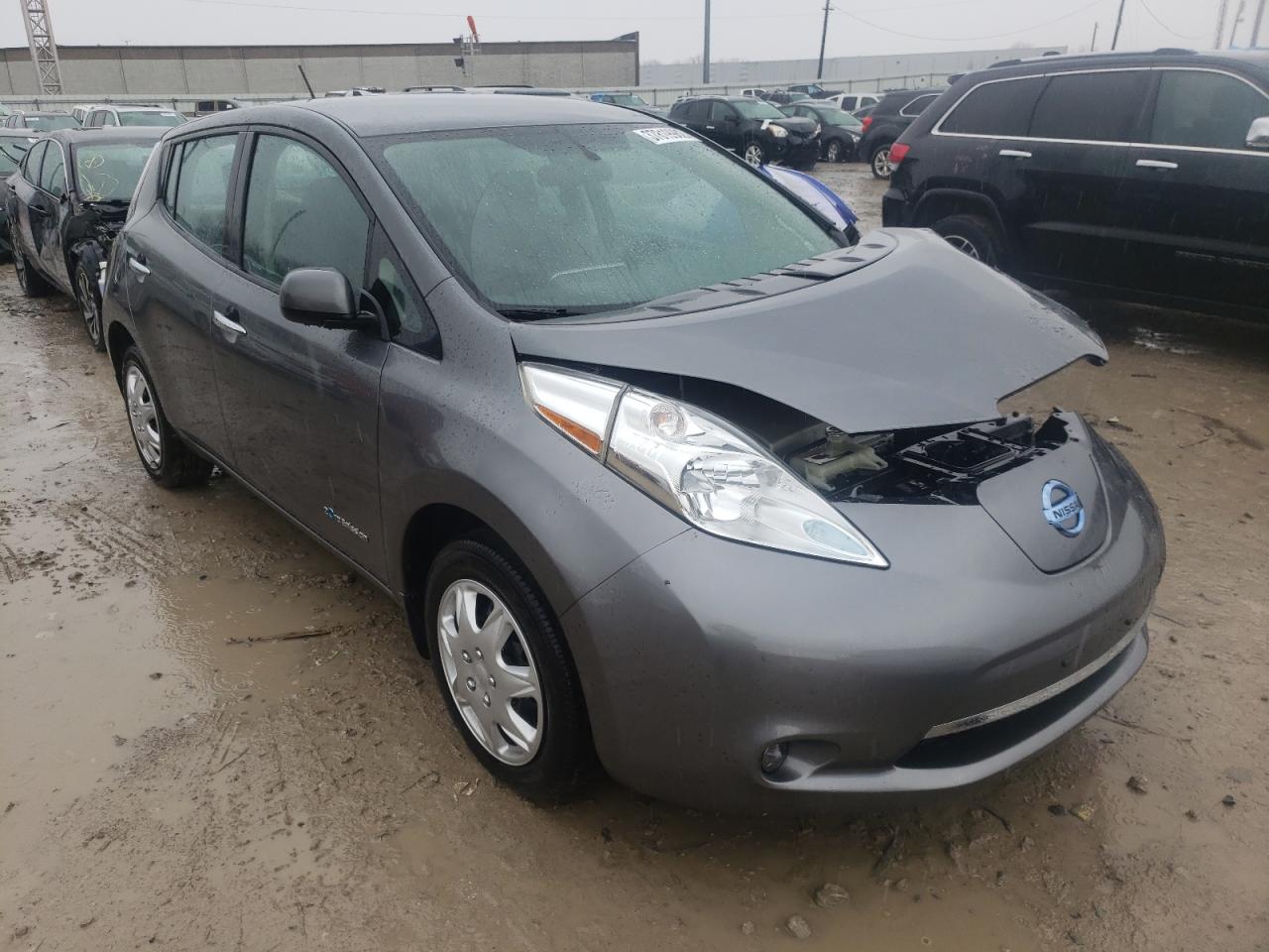 NISSAN LEAF S 2017 with VIN 1N4BZ0CP5HC309194 - Photo from auction