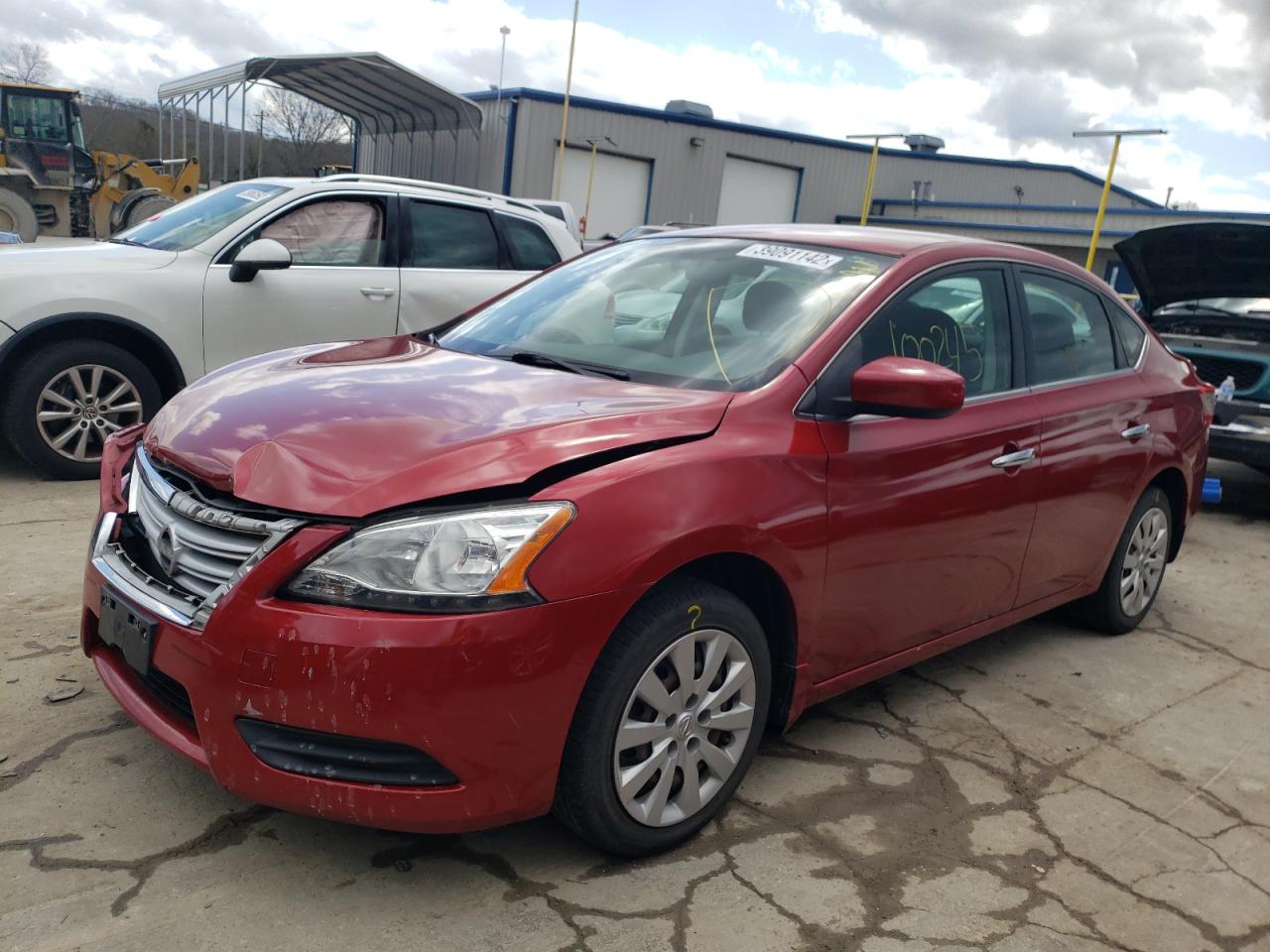 Photo 2 from auction – 2014 NISSAN SENTRA S with VIN 3N1AB7AP1EY318423