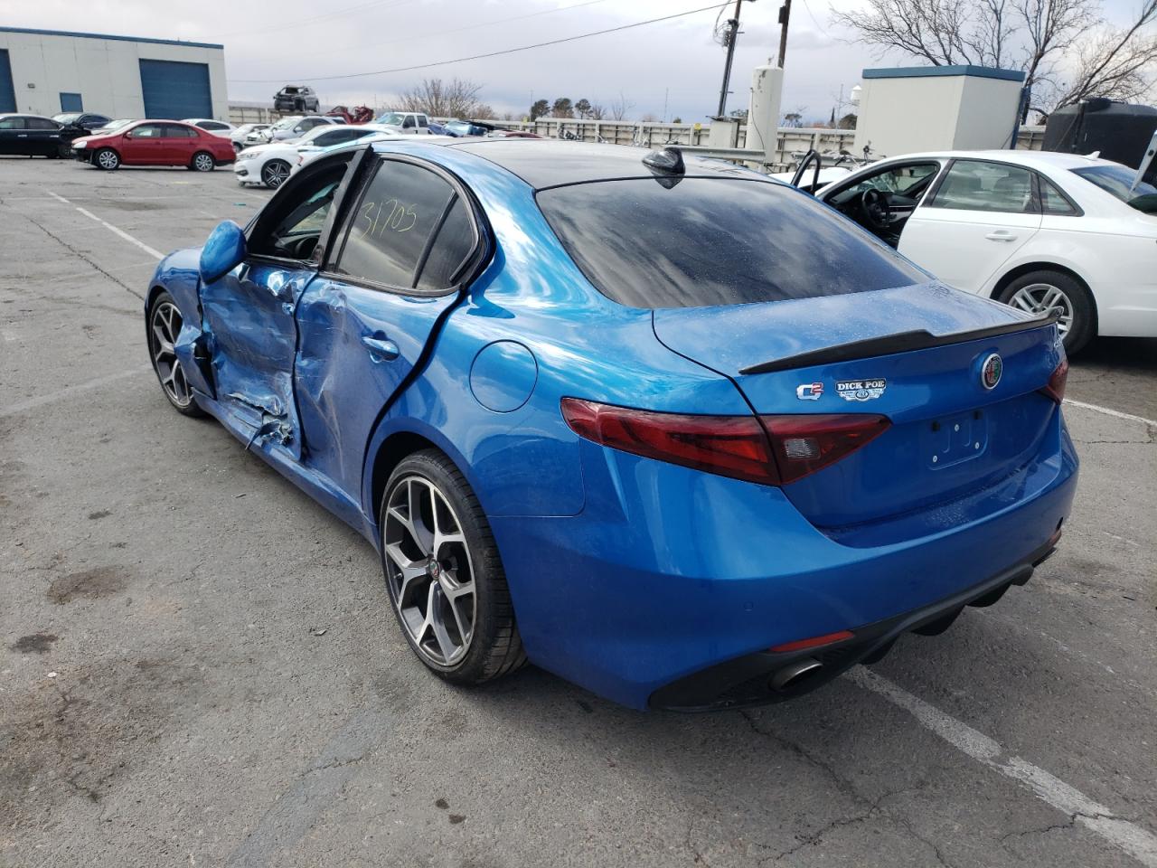 Photo 3 from auction – 2018 ALFA ROMEO GIULIA TI with VIN ZARFAECNXJ7576656