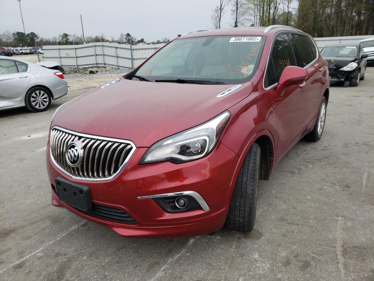 Photo 2 from auction – 2017 BUICK ENVISION E with VIN LRBFXBSA9HD019818