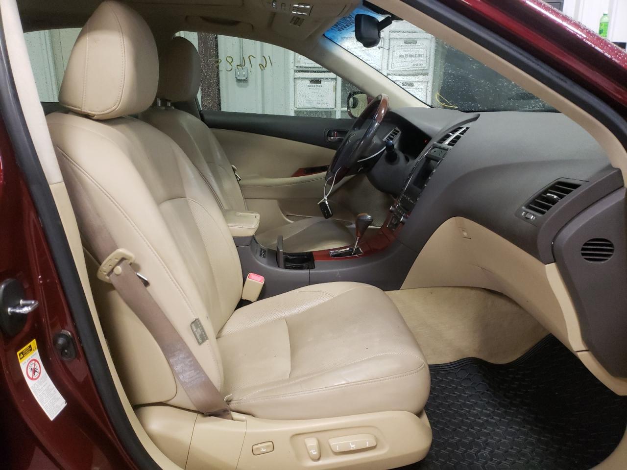 Photo 5 from auction – 2008 LEXUS ES 350 with VIN JTHBJ46G682256014