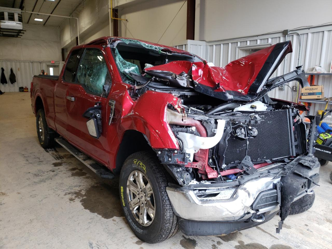 Photo 1 from auction – 2021 FORD F150 SUPER with VIN 1FTEX1EP1MFC22532