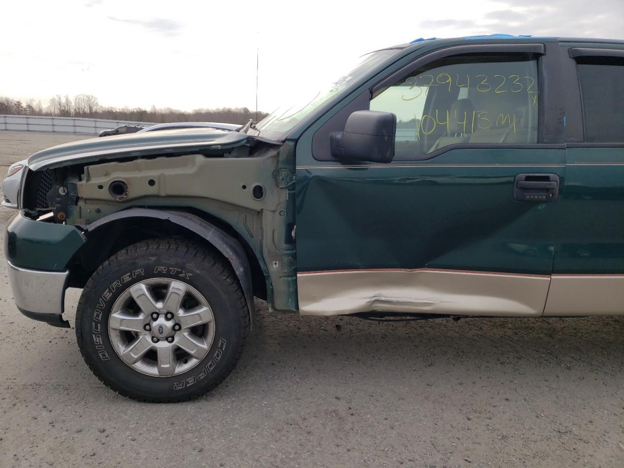 Photo 9 from auction – 2007 FORD F150 with VIN 1FTRX12W87FB69149