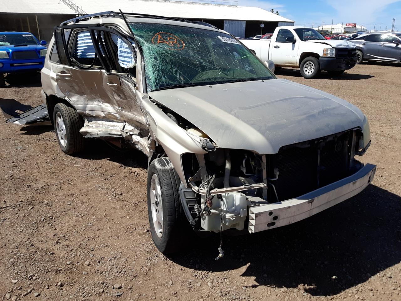 TOYOTA HIGHLANDER 2006 with VIN JTEEP21AX60155342 - Photo from auction