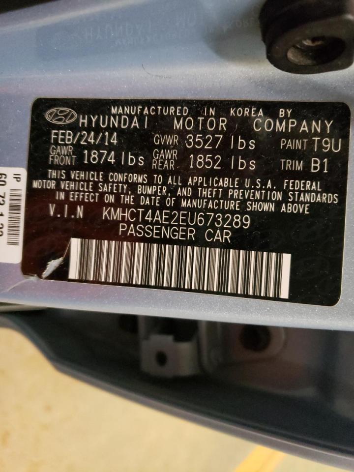 Photo 10 from auction – 2014 HYUNDAI ACCENT GLS with VIN KMHCT4AE2EU673289