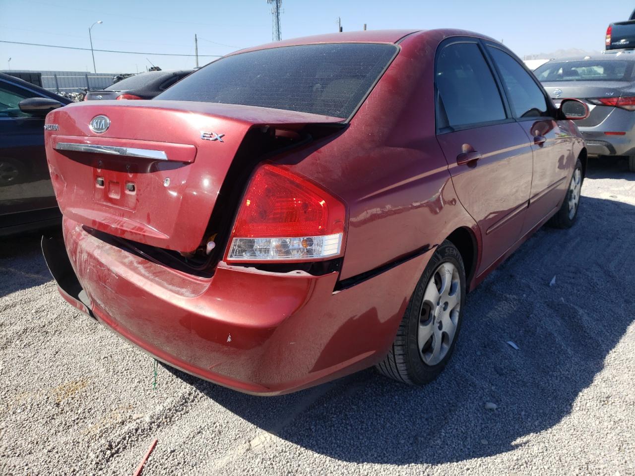 Photo 4 from auction – 2009 KIA SPECTRA EX with VIN KNAFE222095663278