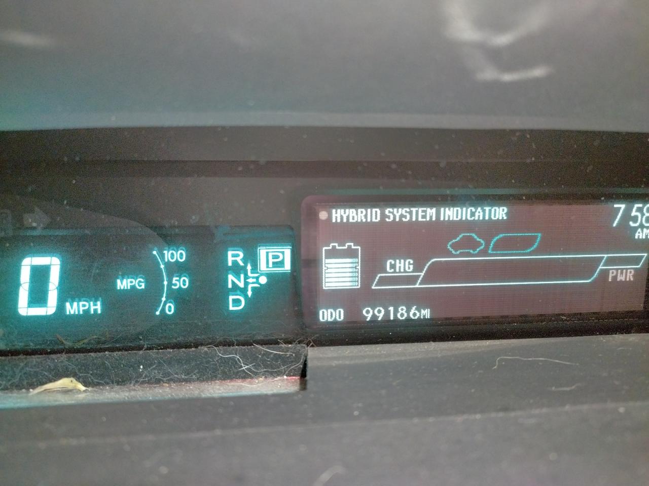 Photo 8 from auction – 2012 TOYOTA PRIUS with VIN JTDKN3DU1C5494644