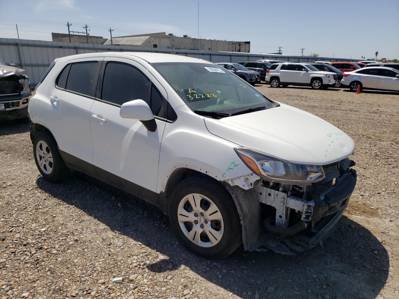 CHEVROLET TRAX LS 2017 with VIN KL7CJKSB6HB151135 - Photo from auction